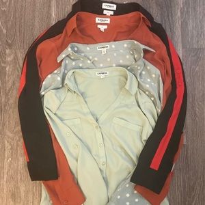 Express Portofino Slim Shirt x4 bundle